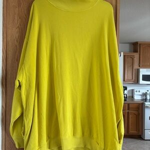 Aerie Bright Yellow Oversized Sweatshirt